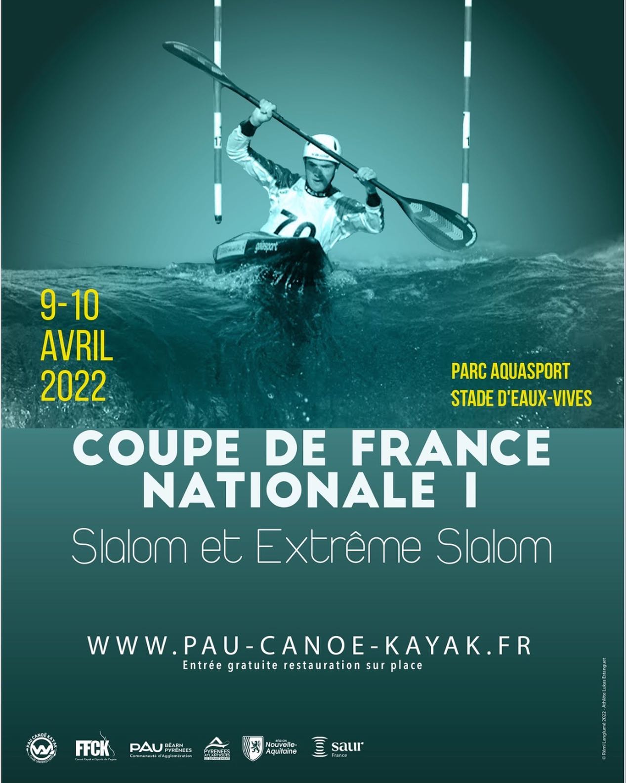 pau canoe evenements kayak national 1