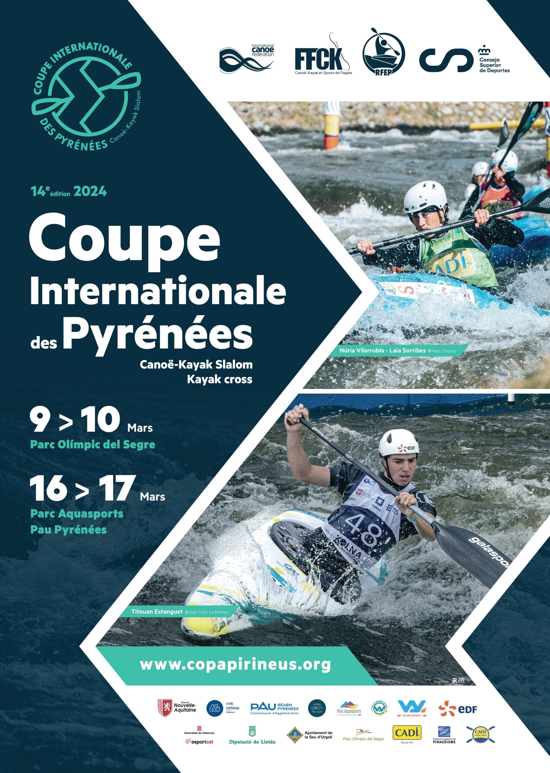 coupe internationale des pyrenees canoe kayak slalom pau pycup