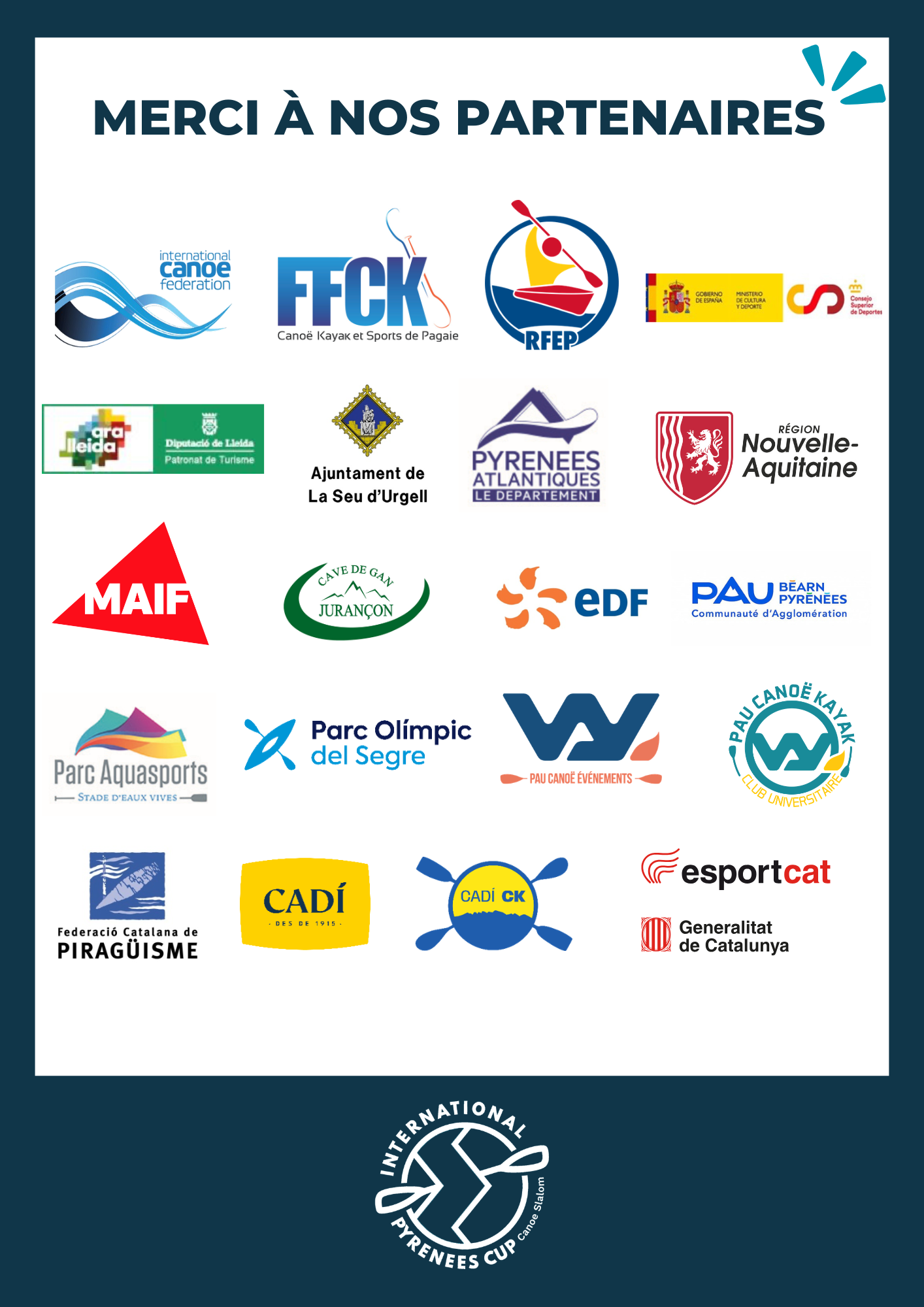 coupe internationale des pyrenees canoe kayak slalom pau pycup